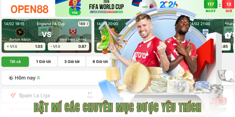 Bật mí các chuyên mục được yêu thích